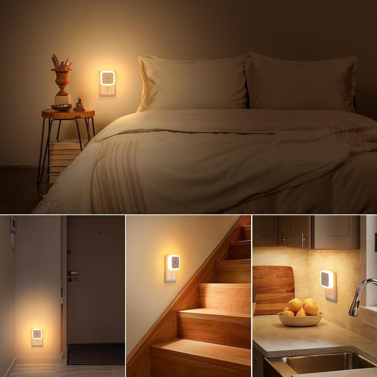 [Pack Of 2] Smart Sensor LED Night Lamp Pink