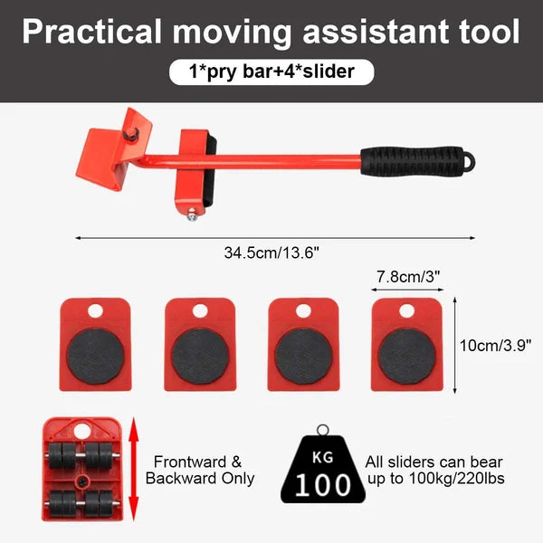 Furniture Lift Mover Tool Set -